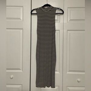 Striped Sleeveless Dress